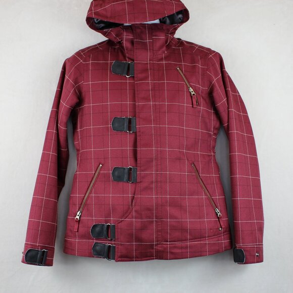 Burton Snowboard Red Jacket Coat (M) - Picture 1 of 9